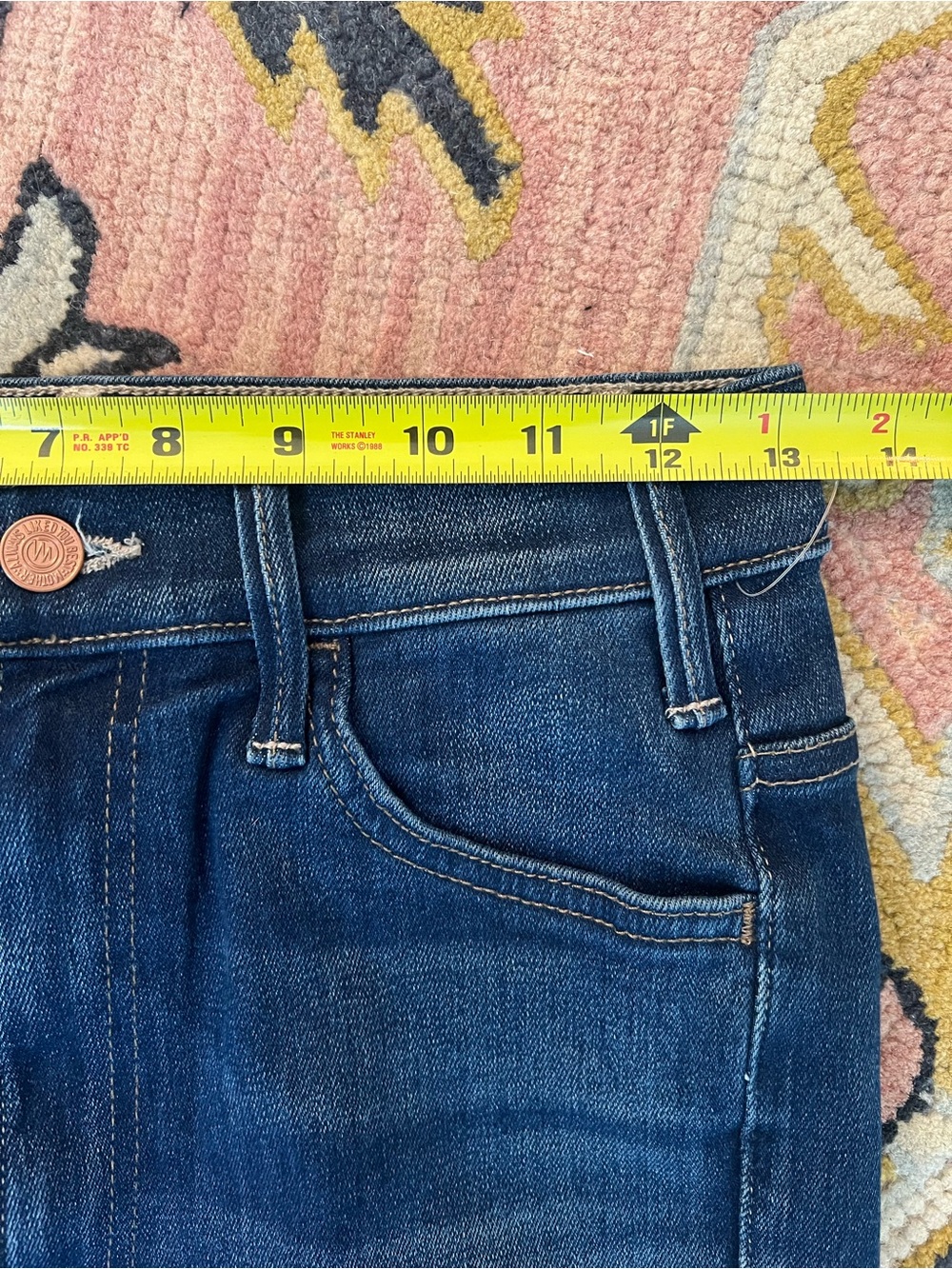 NWOT MOTHER The Hustler Ankle Fray jeans in size 27 - Picture 11 of 13